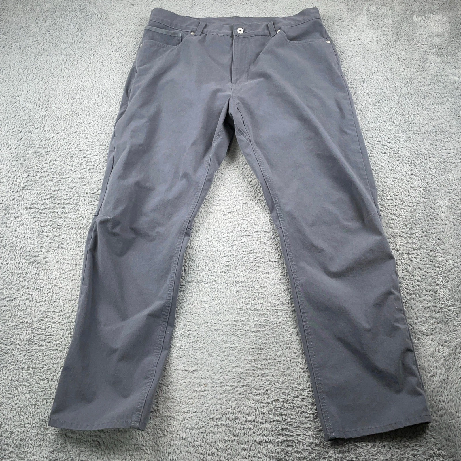 The North Face Pants Mens 36 Gray Performance Canvas Hiking Outdoor Stretch