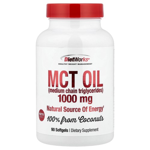 MCT Oil, 1,000 mg, 90 Softgels
