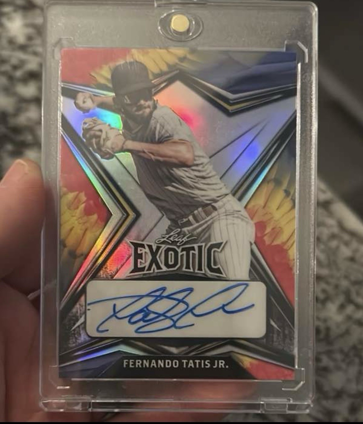 Leaf 2022 Exotic Fernando Tatis Jr. Autograph Parrot Parallel Serial /6 EA-FT2