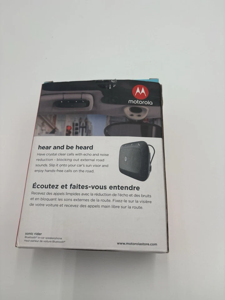 Altavoz inalámbrico Motorola Sonic Rider Bluetooth para automóvil Foto 2 de 3