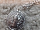 VTG Religious Medal with chain - Italy - SENTIA MVNIAMVR - EVIS OBITV -NPO - PRA — photo 8
