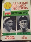 Photo of 1979 Topps #414 All-Time Record Holders: Batting Average (Rogers Hornsby