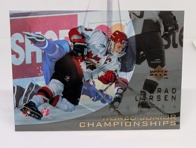 1997 Upper Deck World Junior Championships Brad Larsen #134