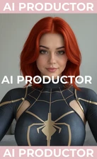 Spider girl, digital photography, superheros, beautiful  girl + a surprise photo