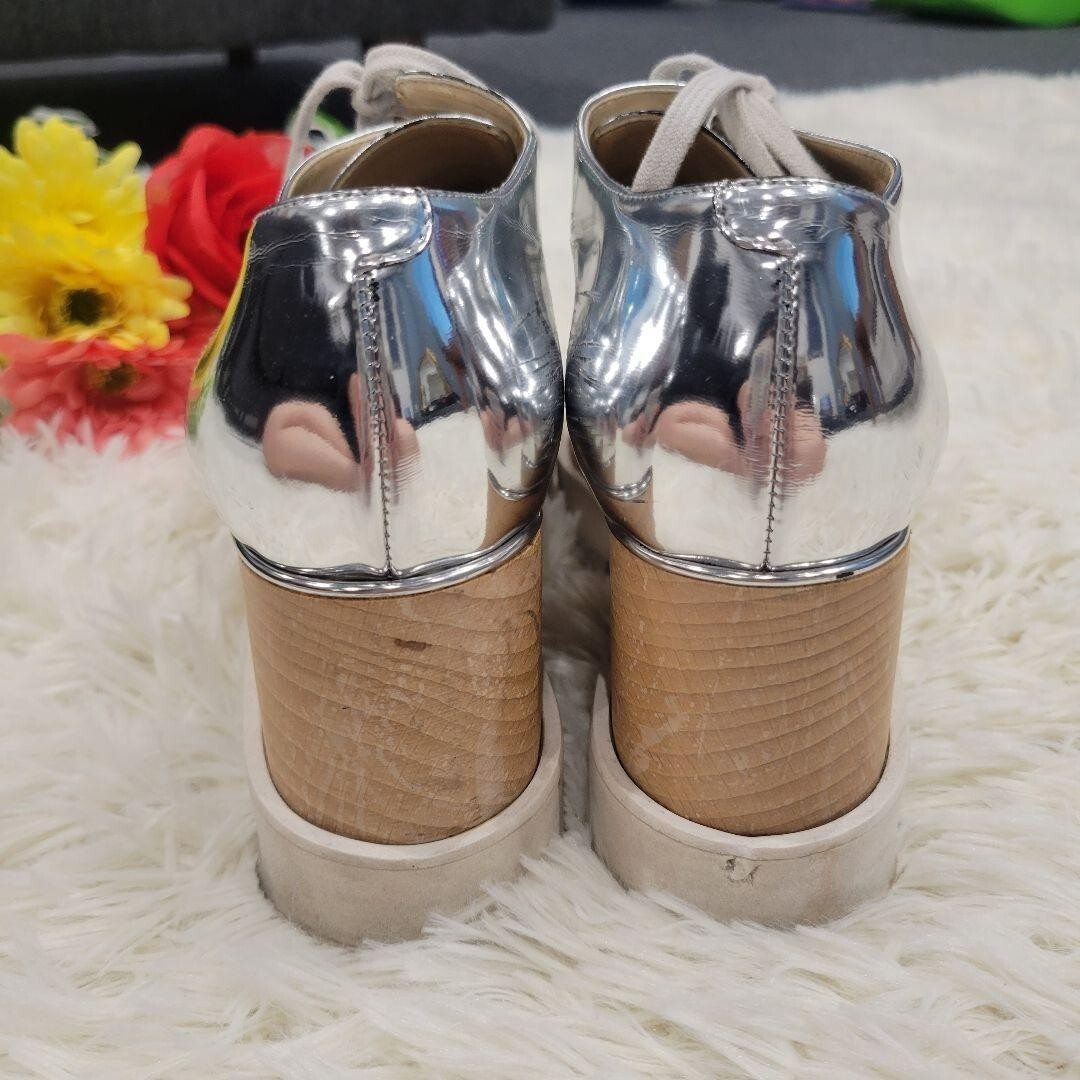 Stella McCartney Sneakers Pumps Loafers Silver Thick Sole