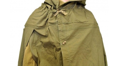 Military Russian Army Soviet Soldiers Cloak Tent Poncho Hooded Rain Coat USSR - Picture 4 of 7