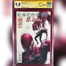 CARNAGE USA #4 CGC 9.8 SS SIGNED BY CLAYTON CRAIN