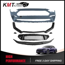 For 2018-2023 Ford Mustang GT Style Front Bumper Cover with Grille & Lip Set