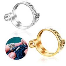 Sibba Knitting Crochet Ring Supplies 2 PCS Blocking Board for Finger Yarn Gui...