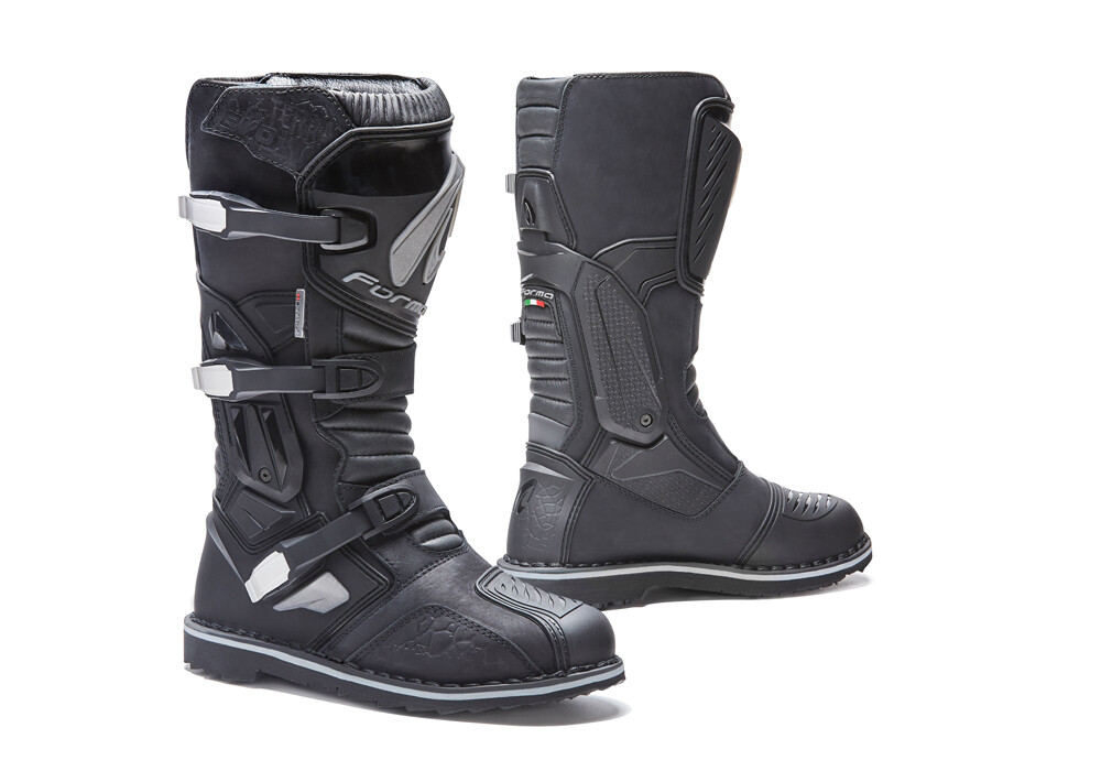 STIVALI STIVALE PELLE MOTO ENDURO FUORISTRADA OFF ROAD FORMA TERRA EVO NERO 43