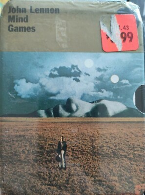 SEALED John Lennon Mind Games UK 8-track w/ paper sleeve  BEATLES