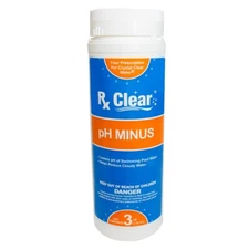 Rx Clear pH Minus Granular Sodium Bisulfate Swimming Pool Chemical - 3 lbs