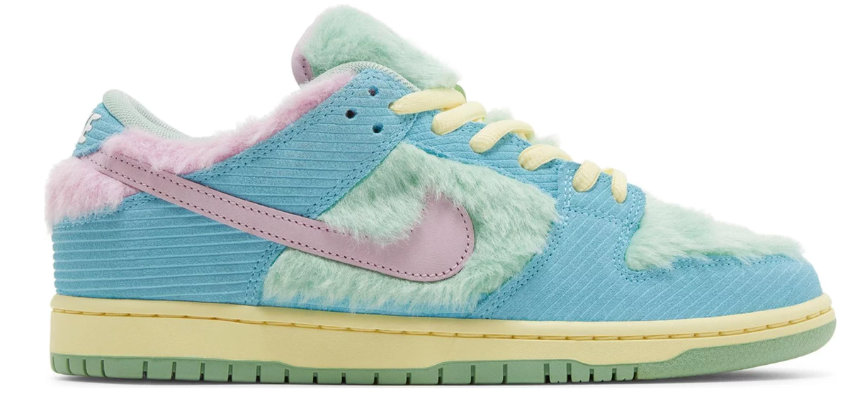 靴 Nike Dunk Low Pro QS FN6040-400 28cm VERDY Nike SB Dunk Low Pro QS Visty Blue and Green FN6040