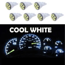 Gauge Cluster LED Dashboard Bulbs Cool White For Chevy GMC 99-02 Silverado Truck