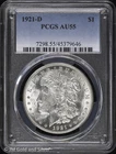 1921-D $1 Morgan Silver Dollar PCGS AU 55