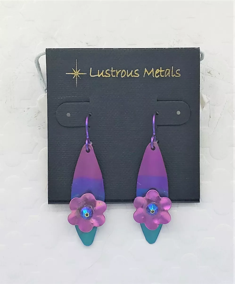 NIOBIUM Earrings NEW 100 hypoallergenic metal LUSTROUS METALS JEWELRY