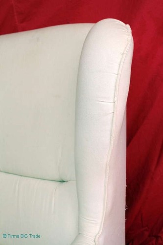 Wunderschöner Ohrensessel Kaminsessel Sessel Lesesessel Weiß Polstersessel Ferns - Bild 23 von 24