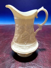Lenox Grape Pattern Pitcher /Creamer ivory with  Gold Trim