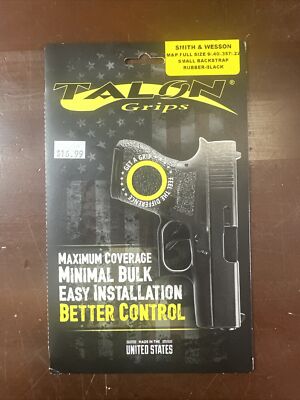 Talon 703-Rubber Adhesive Grip S&W M&P Full Size 22/9/357/40 Textured Rubber