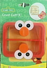 2pc Of Sesame Street Elmo Sandwich Crust Cutter Cutt'r BPA Free