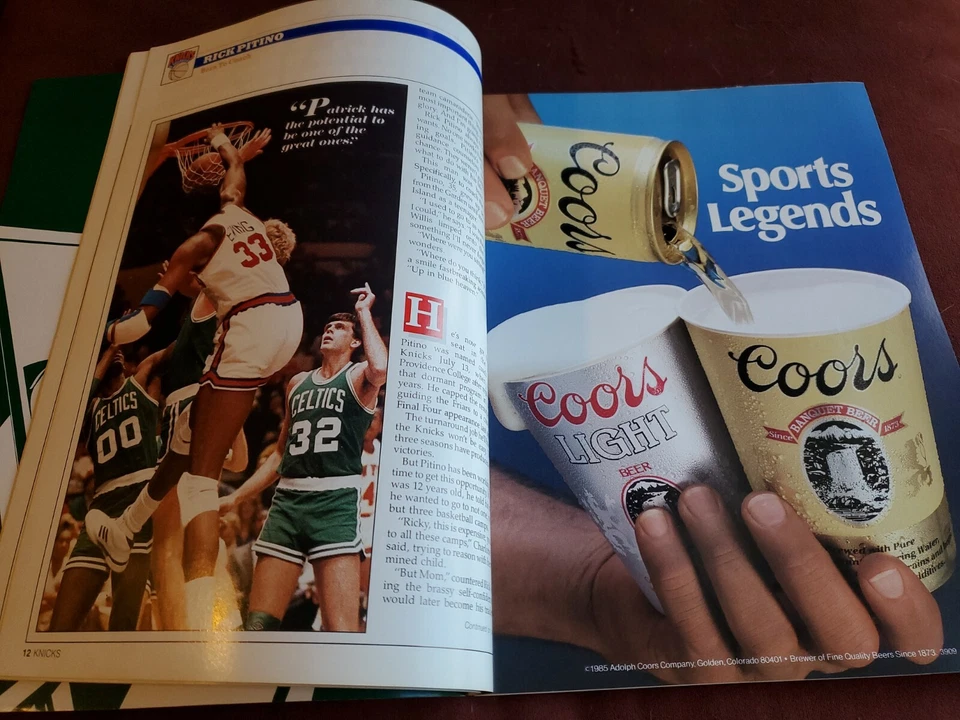 Programa Knicks 1987 10 de noviembre 1987 Atlanta Hawks Ewing/Wilkins/mark Jackson Foto 4 de 4