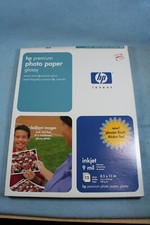 HP Premium Plus Photo Paper Glossy 4 x 6 open box 33 sheets
