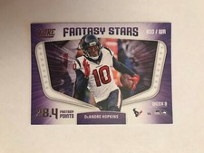 Deandre Hopkins 2018 Panini Score Football Fantasy Stars Insert #13 Texans