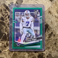 2023 Donruss Green Press Proof #82 Trevon Diggs - Dallas Cowboys B-9