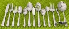 Lenox METROPOLITAN Stainless Glossy Outline 18/8 Flatware SMART CHOICE E65N