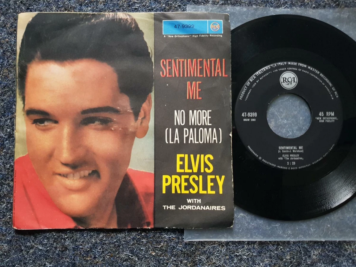 Elvis Presley - Sentimental me/ No more 7'' Single ITALY | eBay