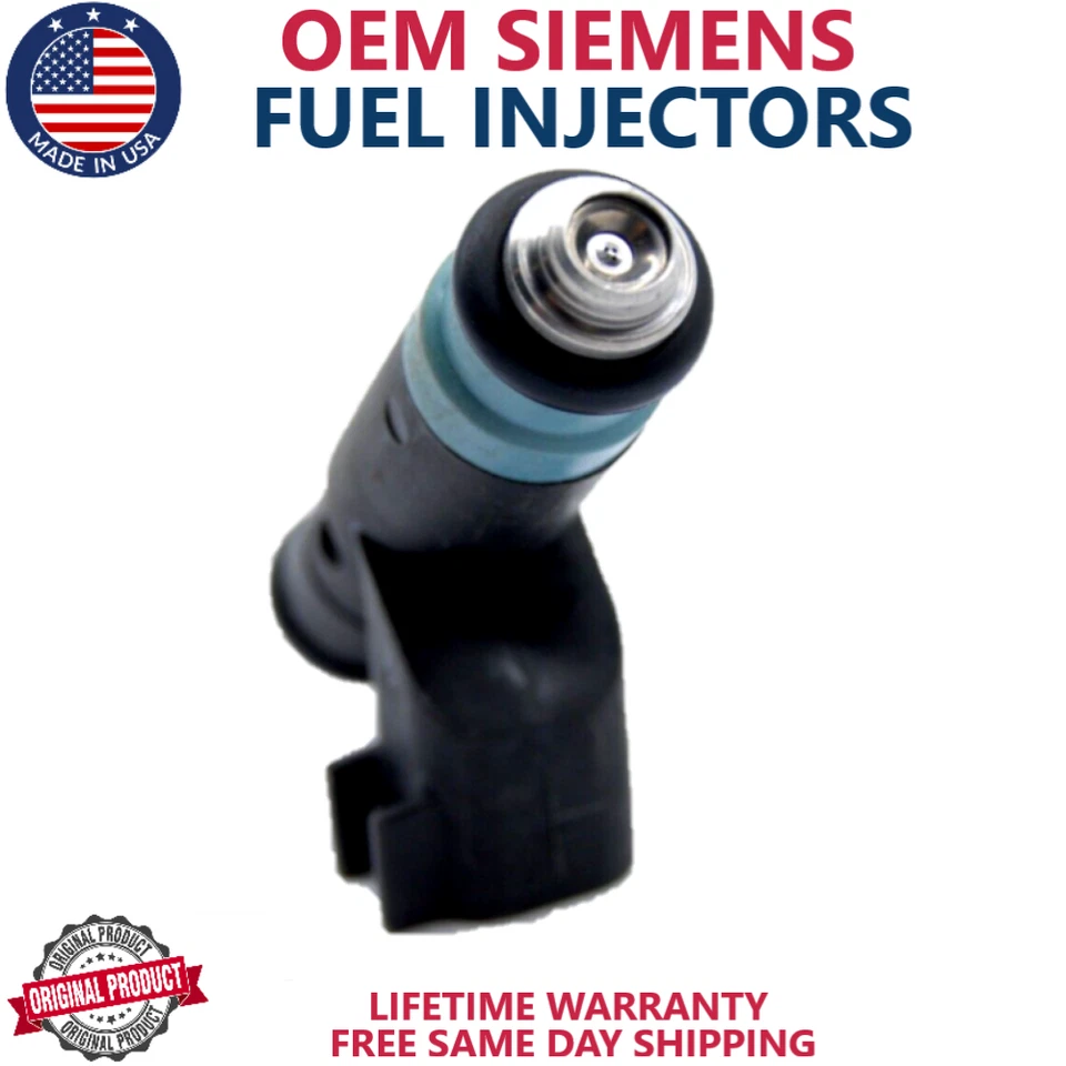Inyectores de combustible SIEMENS x8 genuinos nuevos para Dodge Ram 3500 2003 5,7 L V8 53032142AC Foto 3 de 3