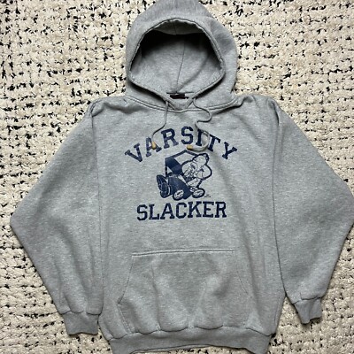 Vintage The Simpsons Hoodie Large Gray Varsity Slacker Sweatshirt Licensed  2004 | eBay