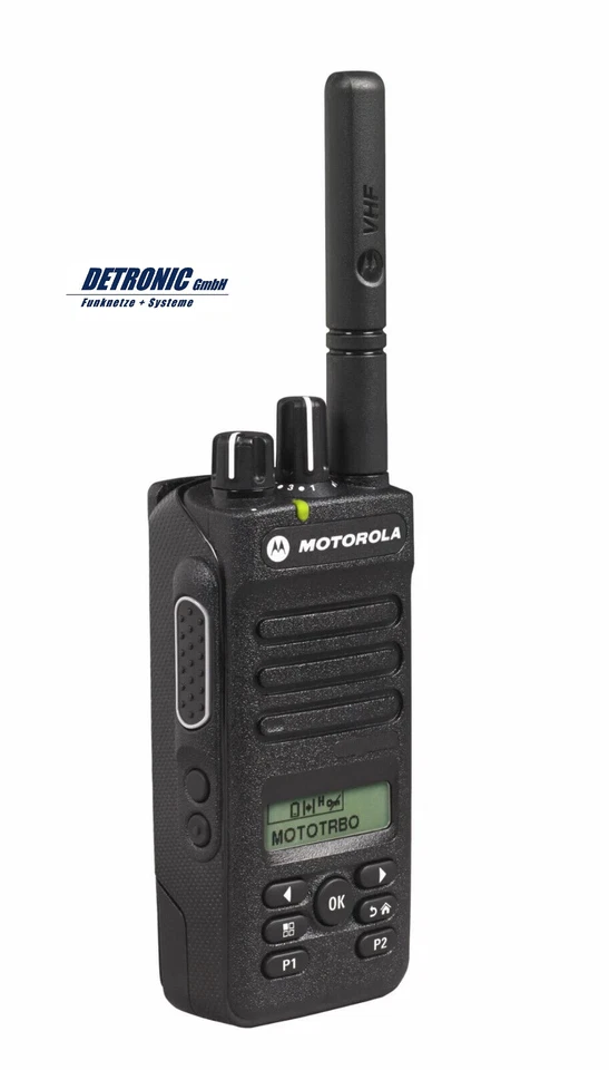 Motorola DP2600e UHF inkl. Antenne, Akku Lith.-Ionen, Clip und Staubabdeckung - Bild 1 von 1