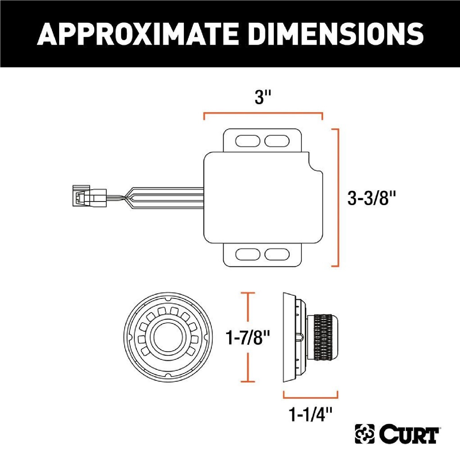 Curt 51170 Spectrum Integrated Proportional Trailer Brake Controller eBay