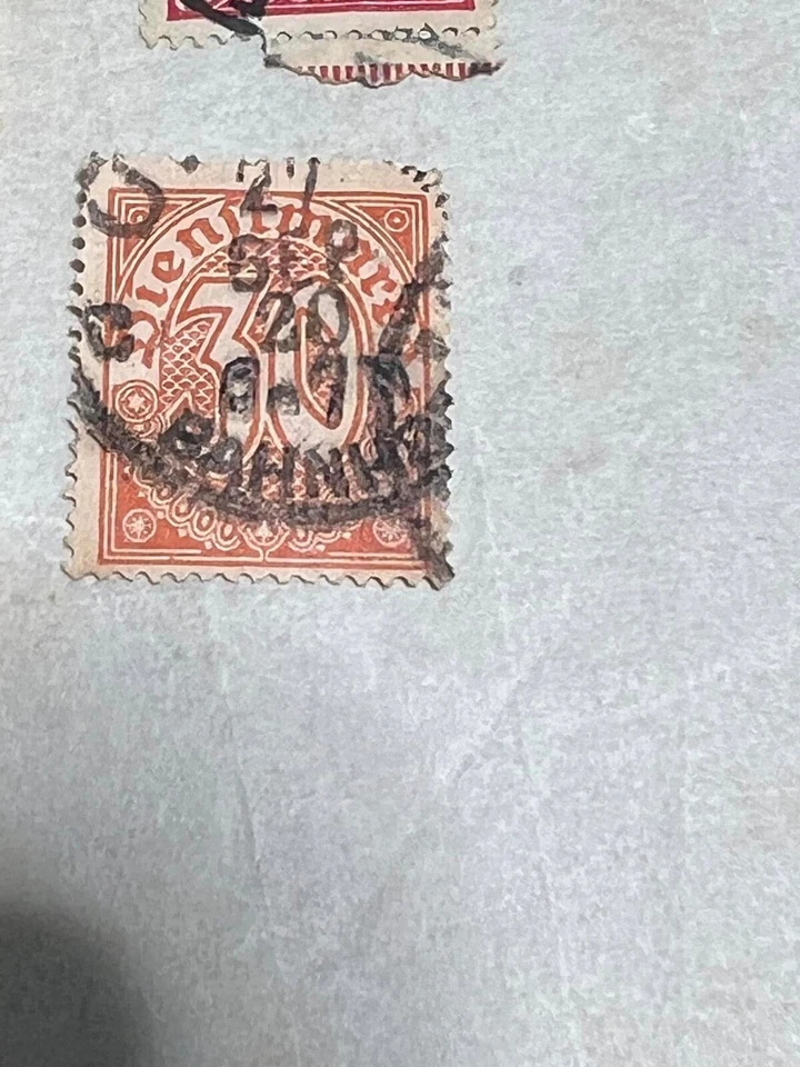 1920s Deutsches Reich German Empire Watermark Stamp. - Image 4 of 4