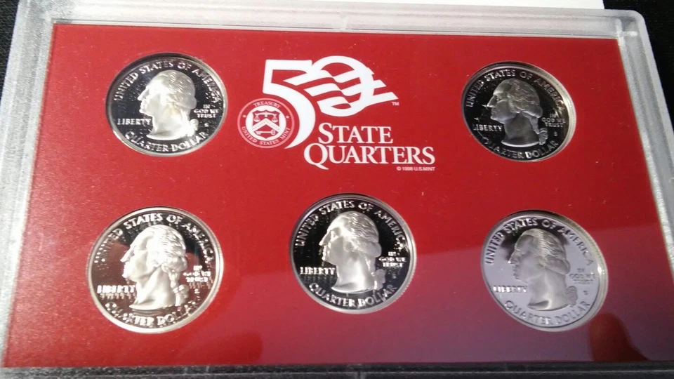 2006 United States Mint Silver Quarters Proof Set - Image 2 of 3