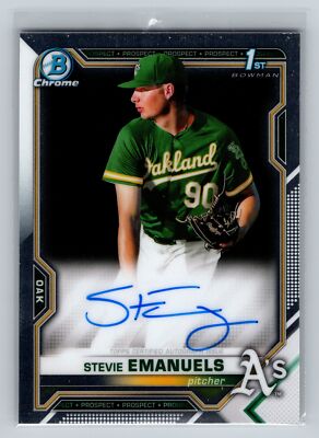 2021 Bowman #CPA-SE Stevie Emanuels