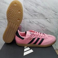Adidas Samba Indoor Inter Miami Mens 11.5 Pink Black IH8158 Lionel Messi Sneaker