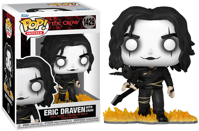 Funko POP! Movies: The Crow - Eric Draven w/ Crow #1429 | eBay