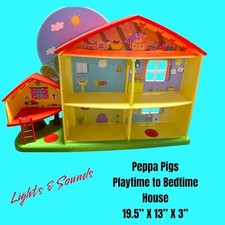 Peppa Pig Peppa's PLAYTIME TO BEDTIME House SOUNDS-LIGHTS 'HOUSE ONLY'