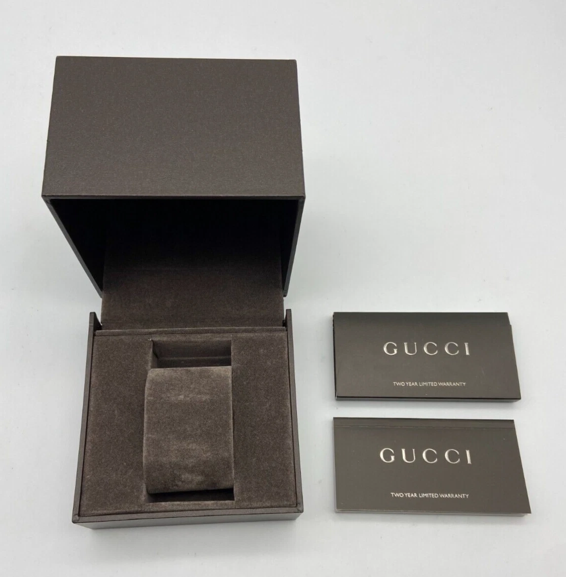 Coffret boite à bijoux vide marron Gucci #1461