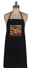 Kay Dee designs chef apron black Beer is good W4003