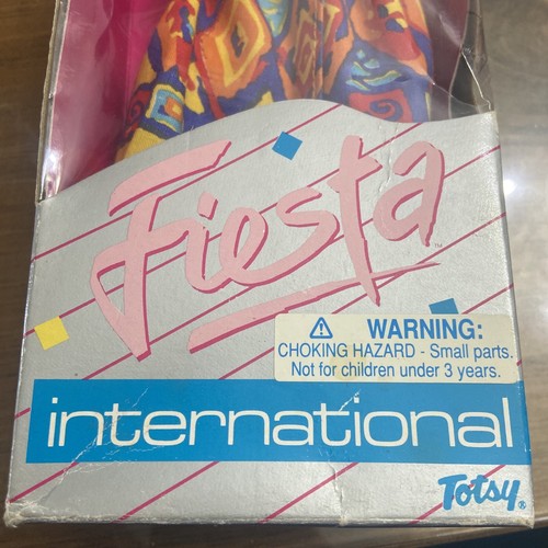 Vintage 90s Totsy Fiesta international african American doll 190622 NRFB - Picture 6 of 13