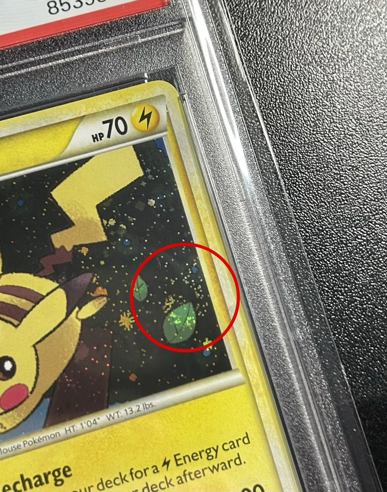 PSA 9 Pikachu *DOUBLE SWIRL* Black Star Promo HGSS03 Holo Pokemon Rare Low Pop - Image 3 of 4