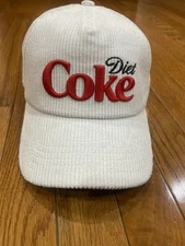 American Needle hat white corduroy DIET  COKE Adjustable Snapback