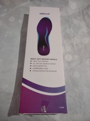 Heavy Duty Support Insoles for Women and Men M5-5.5 W7-7.5 New