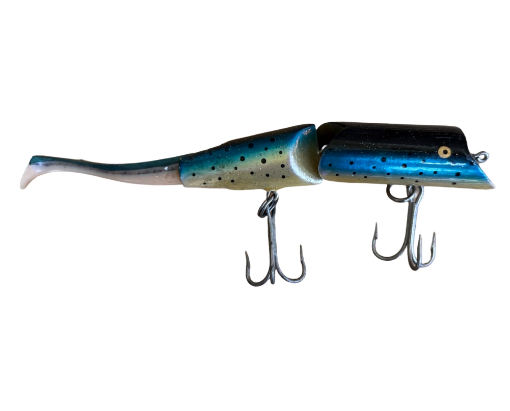 Vintage Fred Arbogast XL Fishing Lure Oversized with Rubber Tail