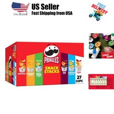 Potato Crisps Chips, Snack Stacks, Lunch Snacks, Variety Pack 27 Cups