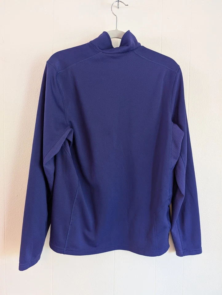 Chaqueta Nike Dri-Fit Minnesota State Mavericks Mediana Púrpura Usada Pull Over Foto 2 de 4