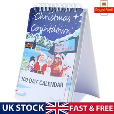 100 Day Christmas Countdown Calendar 2026 Advent Calendar (With Week Dates)